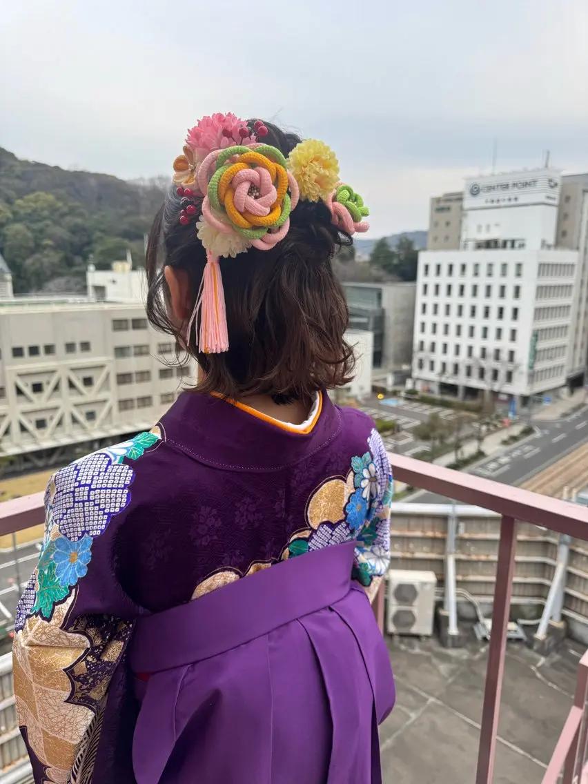 ヘアアレンジ 卒業式のヘアスタイル ヘアセット Viage （ビアージュ）のヘアスタイル