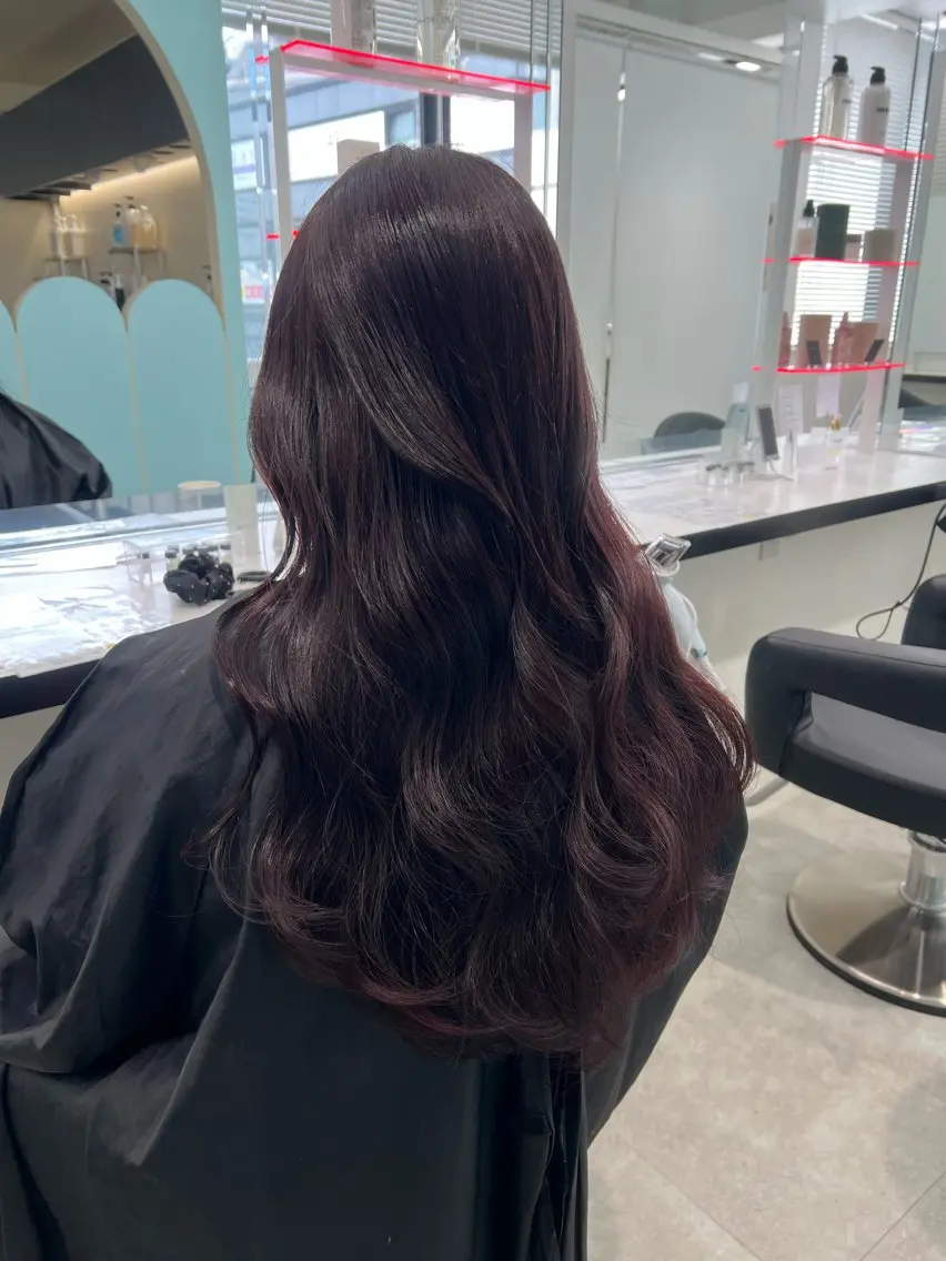 ロング ヘアカラー レイヤー/ダブルカラ ー🎀Sayakaのヘアスタイル