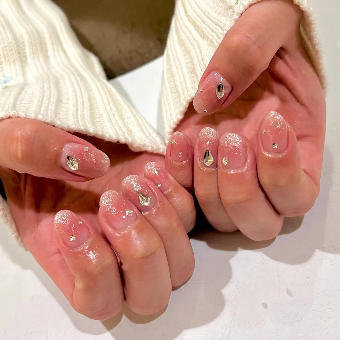 ネイル 持ち込み ハンドネイル 田中 夏海のネイルデザイン