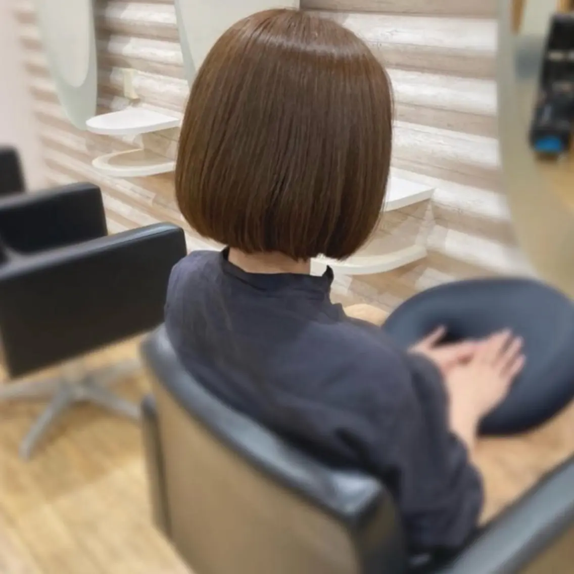 ミディアム カラー 髪質改善 カット トリートメント KON|ごまかさない 艶。酸熱×精密カットのヘアスタイル