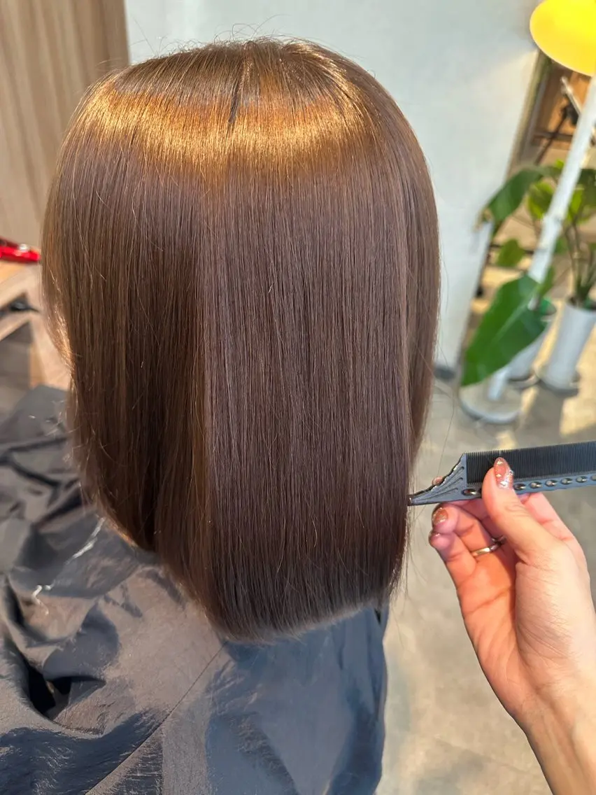 ショート カラー トリートメント カット ヘアカラー トリートメント 【新宿/最強艶髪】 トレンドヘア🪽若菜のヘアスタイル
