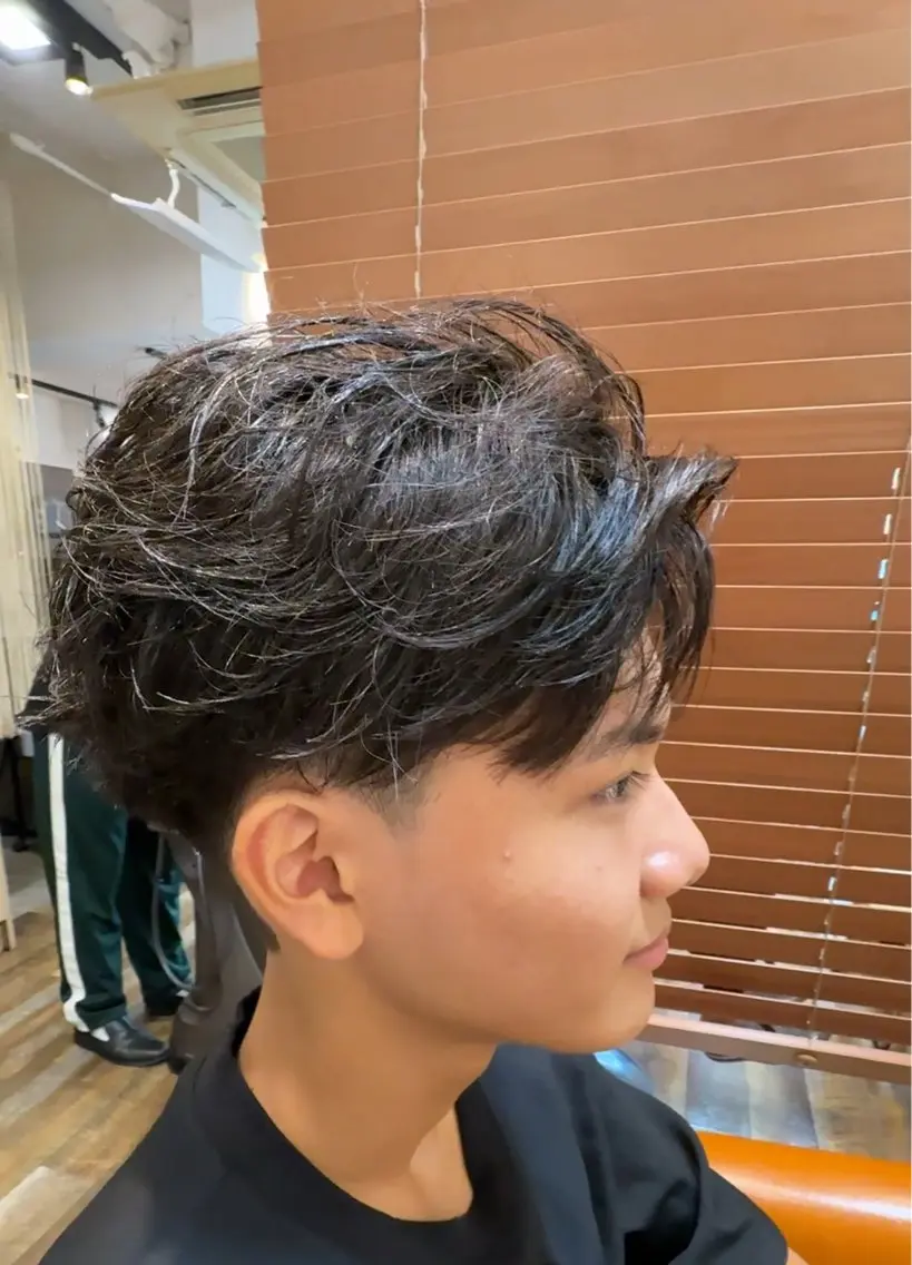 ショート パーマ ニュアンスパーマ 上田 英介のヘアスタイル
