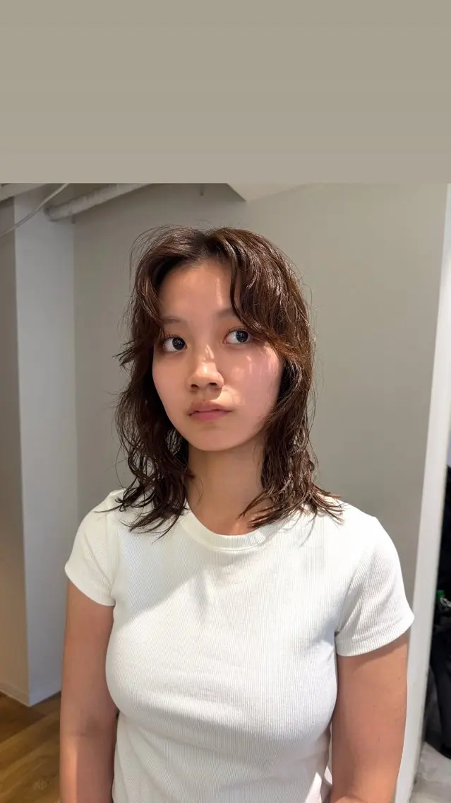 ミディアム パーマ ミディアムパーマ ニュアンスパーマ /ボブパーマriseのヘアスタイル