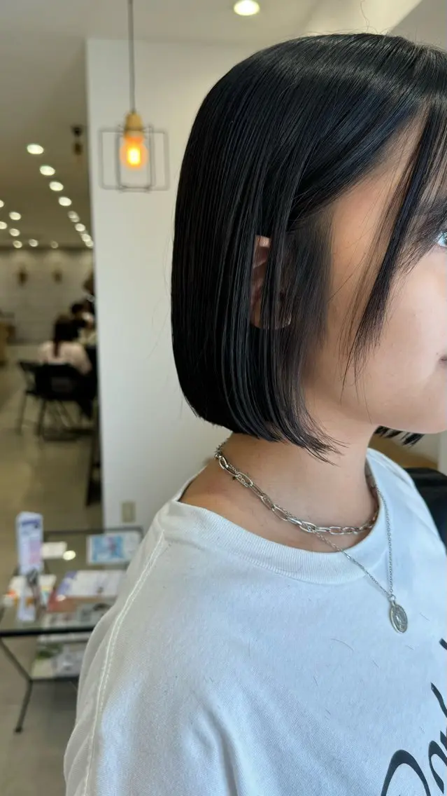 ショート カット 國原 姫菜のヘアスタイル