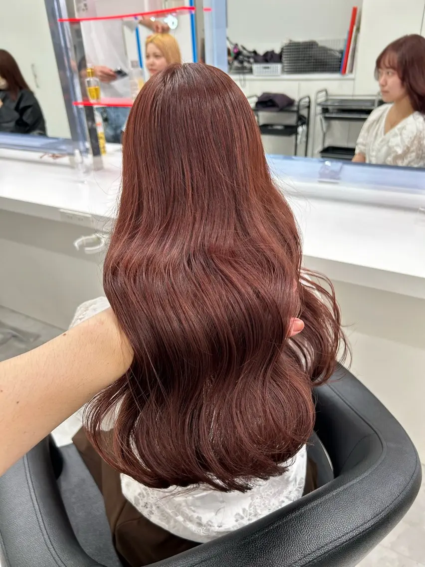 【‪‪❤︎‬爆モテヘア❤︎】ブリなしダブルカラー＋髪質改善🫧ᥫᩣ  ̖́-.カラーと一緒にトリートメントおすすめです♡の写真