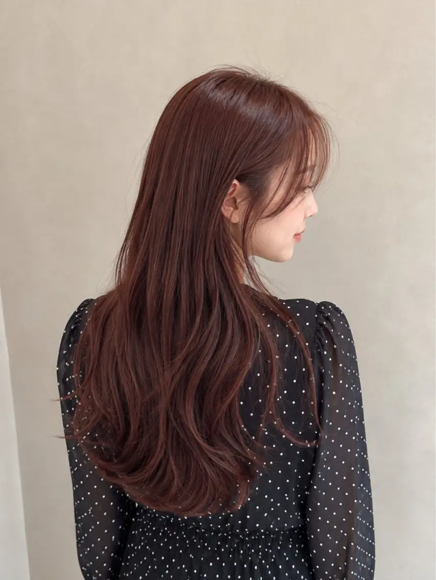 カラー ヘアカラー ヘアアレンジ🪽 艶カラー ☆ yuiのヘアスタイル