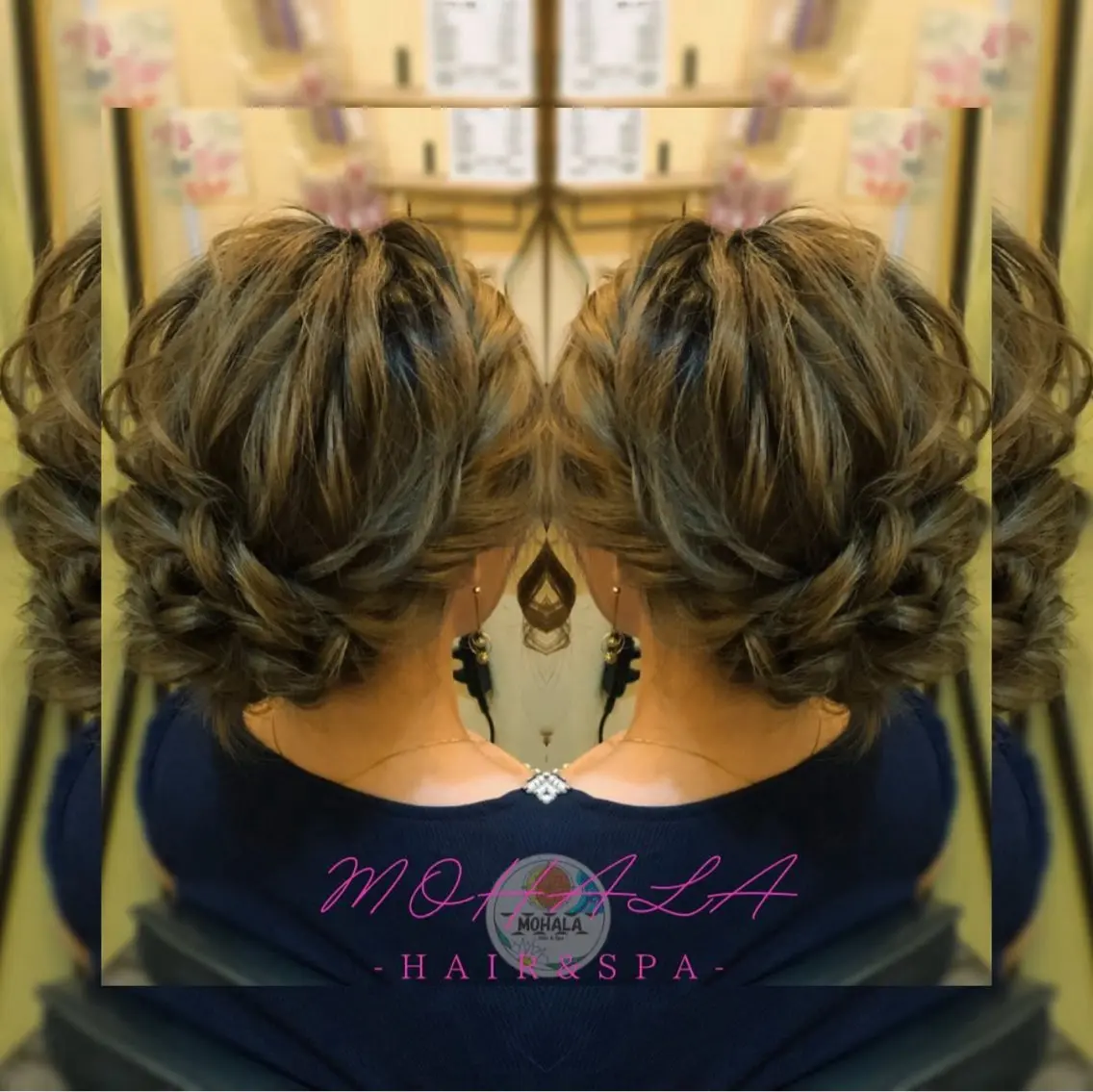 ミディアム ヘアアレンジ Yamauchi natsumiのヘアスタイル