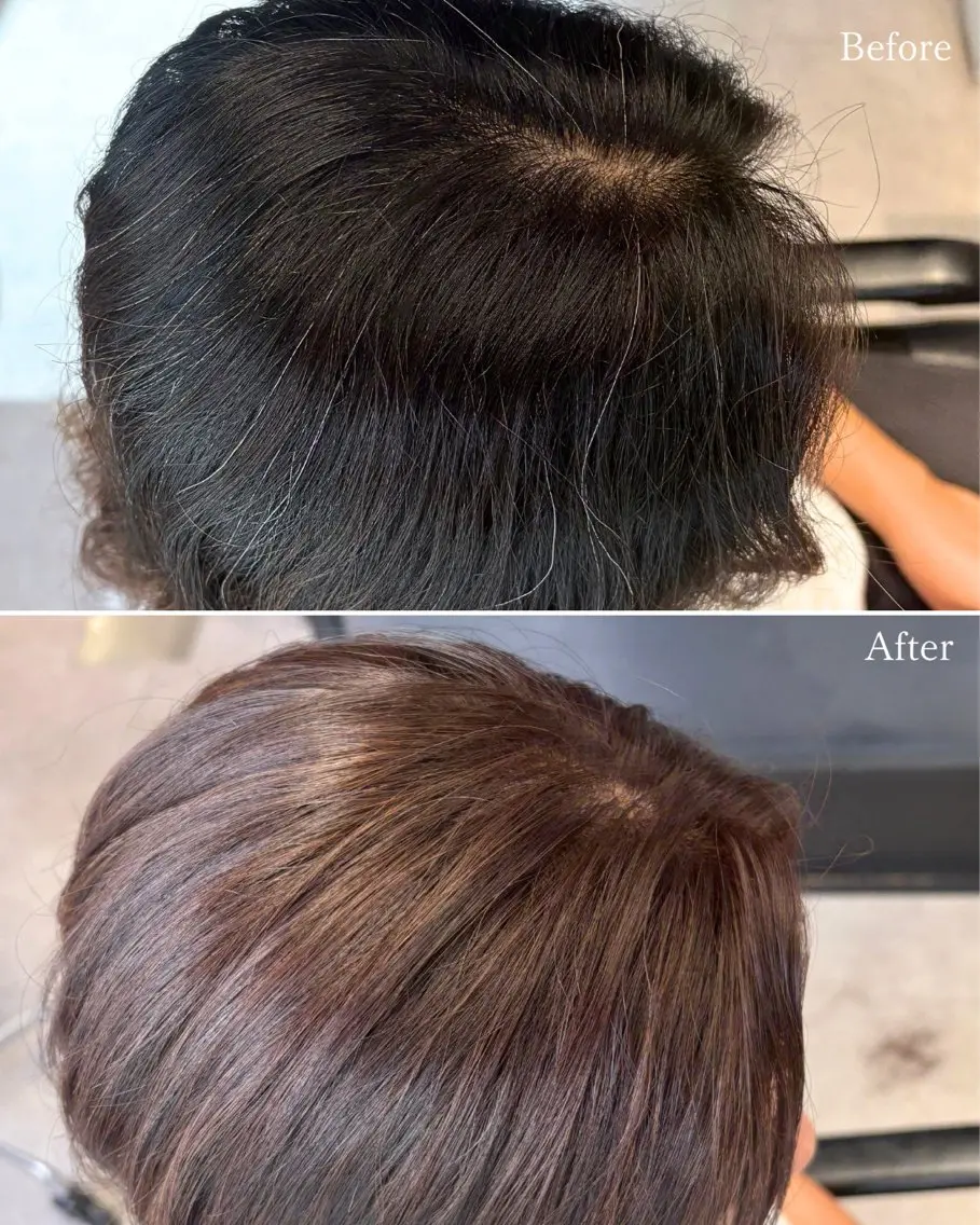 ショート カラー ハイライトカラー ハイライト ヘアカラー ヘッドスパ matka白髪ぼかし 大人ヘア/KEIKOのヘアスタイル