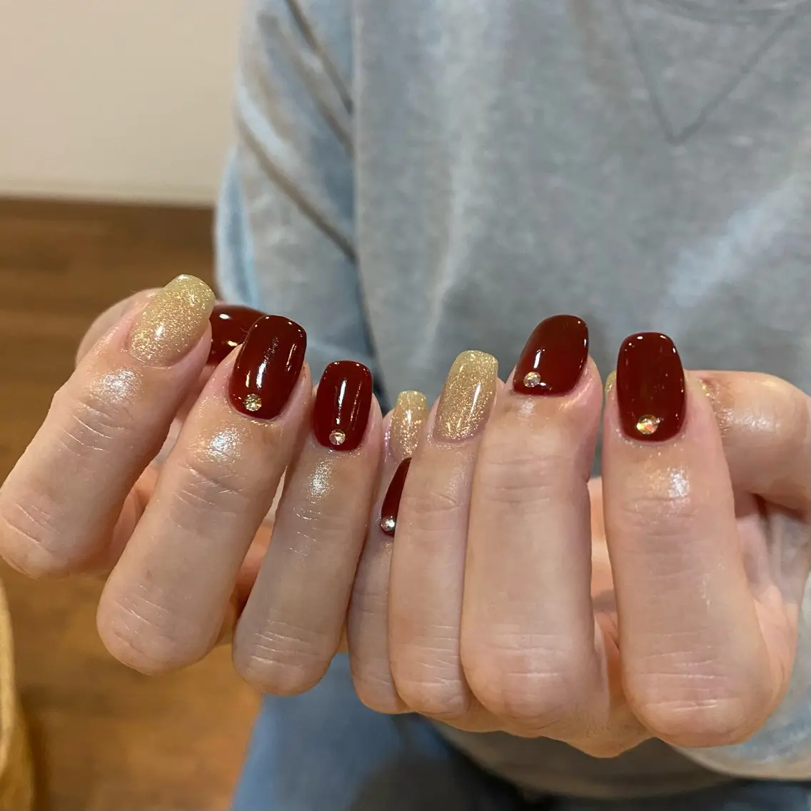 ネイル ストーンネイル ハンドネイル to nailのネイルデザイン