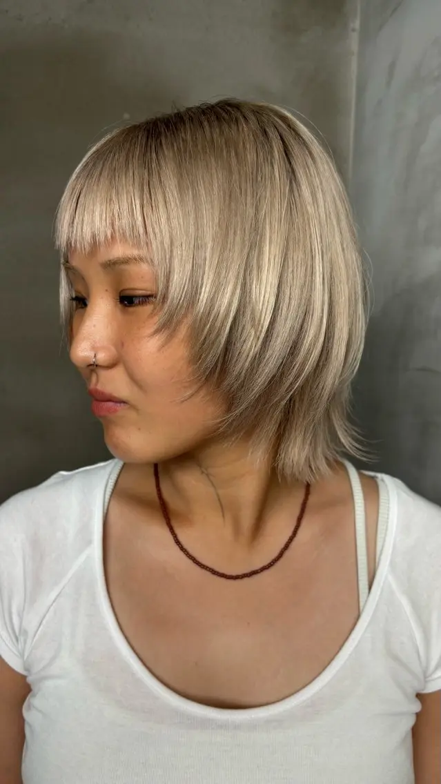 ショート レイヤーカット 亀田 魁翔のヘアスタイル
