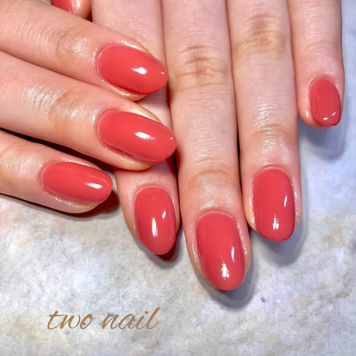 ネイル フットネイル ハート ピンク ハンドネイル two nailのネイルデザイン