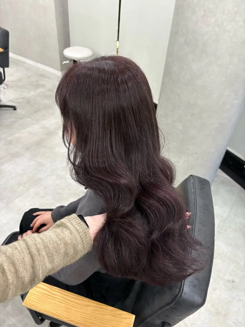 人気No.2☆ 透明感カラー+Aujua5step トリートメント✨の写真