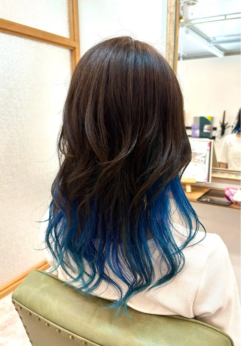 ロング カラー カット ヘアカラー トリートメント 【enil代表】 杉林和哉のヘアスタイル