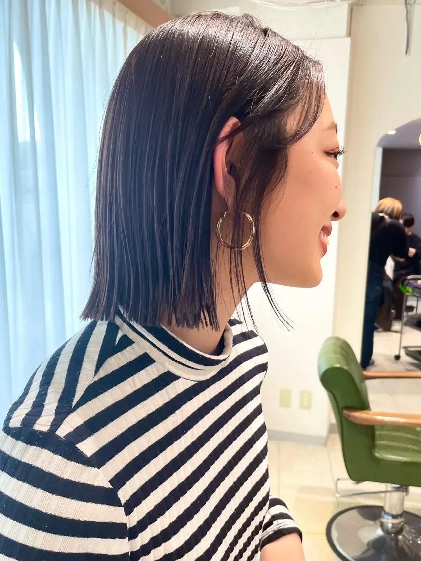 ショート カラー カット ヘアカラー トリートメント くがれいじ 梅田/ショート/ボブのヘアスタイル