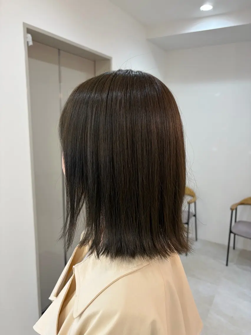 ミディアム カラー カット ヘアカラー トリートメント メンズ／韓国レイヤー 石田晶人のヘアスタイル