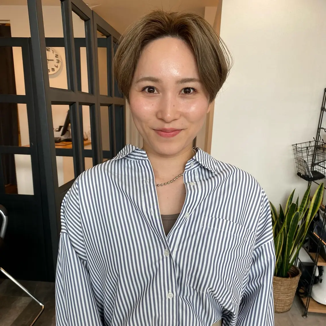 ショート ハイライト 髪質改善 レイヤーカット ショートヘア ショート職人 美容師【KENTA】のヘアスタイル