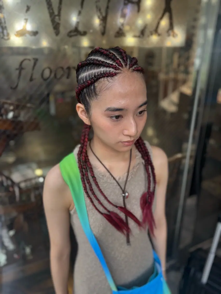 ヘアアレンジ ヘアセット 横浜/コーンロウ/ブ レイズ/★RIN★のヘアスタイル