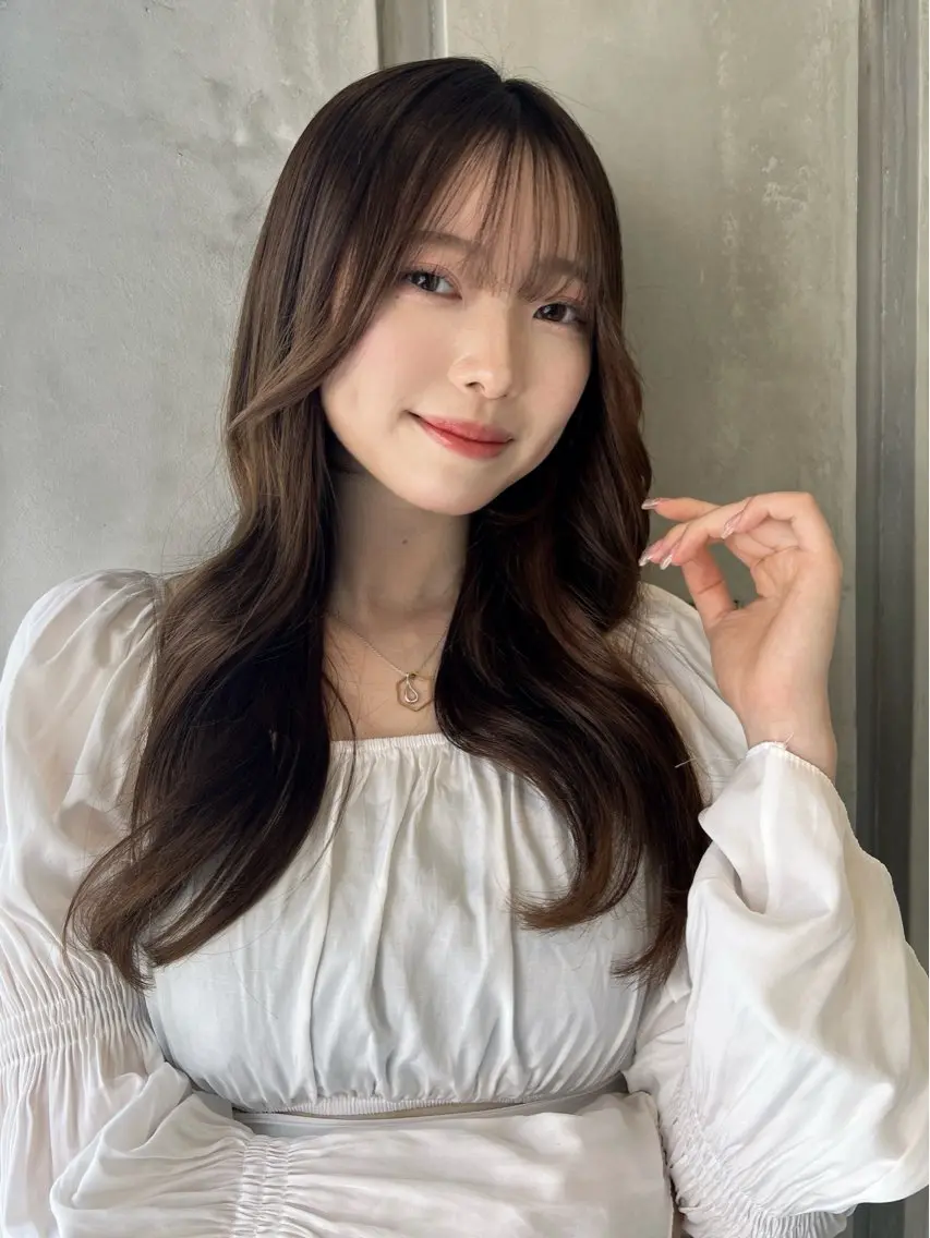 ミディアム カラー ヘアカラー トリートメント 💎透明感カラー特化 💎TAISEIのヘアスタイル