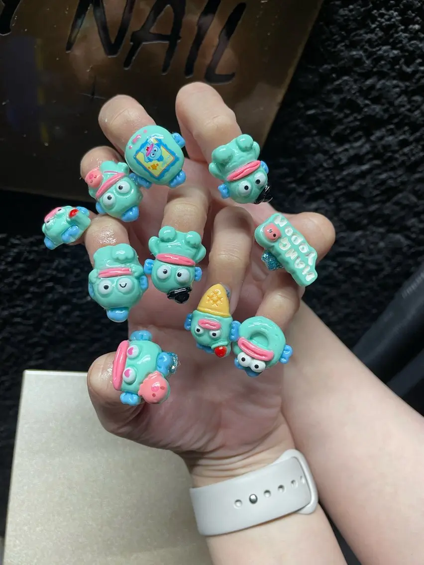 デコパ、3D、アート、シール、持込モリモリやり放題⭐️オフ込み、持込デザイン🆗(長出し別途)の写真