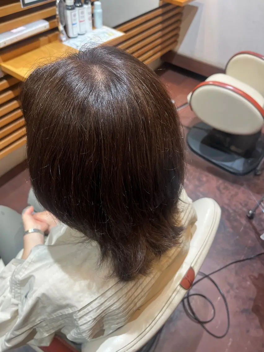 カラー 内村紫里/カット/ カラー/モデル募集中のヘアスタイル
