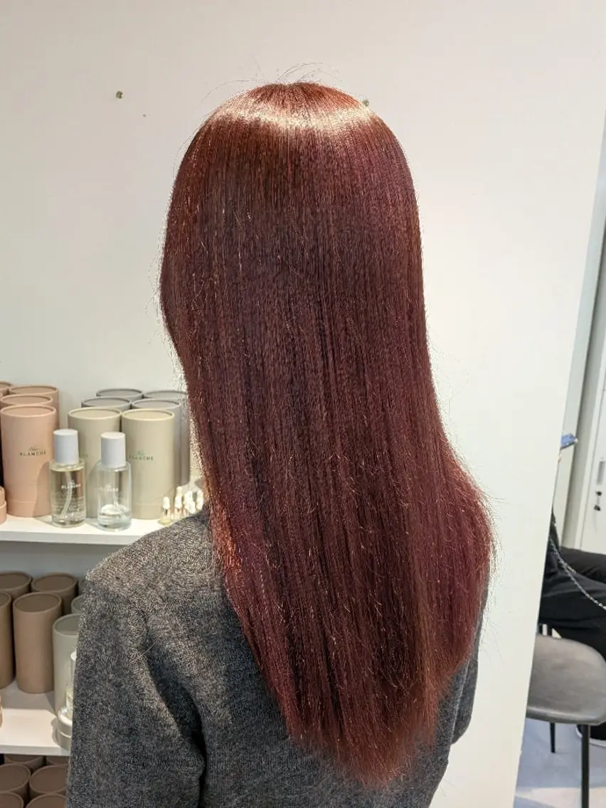 カラー ピンクカラー ヘアカラー トリートメント 八木琉河/ブリーチ/ ハイトーン艶髪カラーのヘアスタイル
