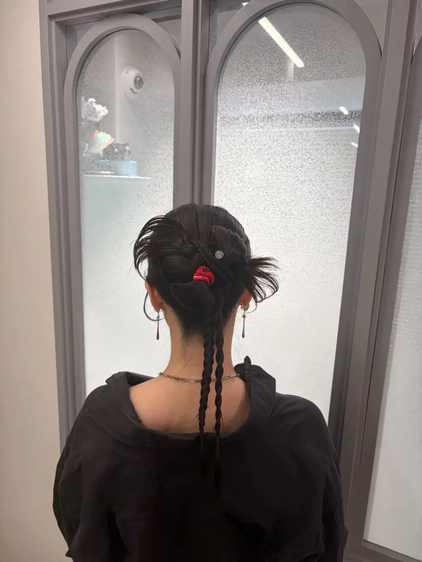 カット ヘアセット 盛れる艶カラー× レイヤーカット/咲来のヘアスタイル