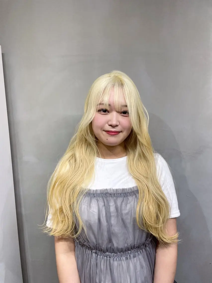 ロング カラー RAIRA 福岡韓国ヘア‧₊˚✧のヘアスタイル