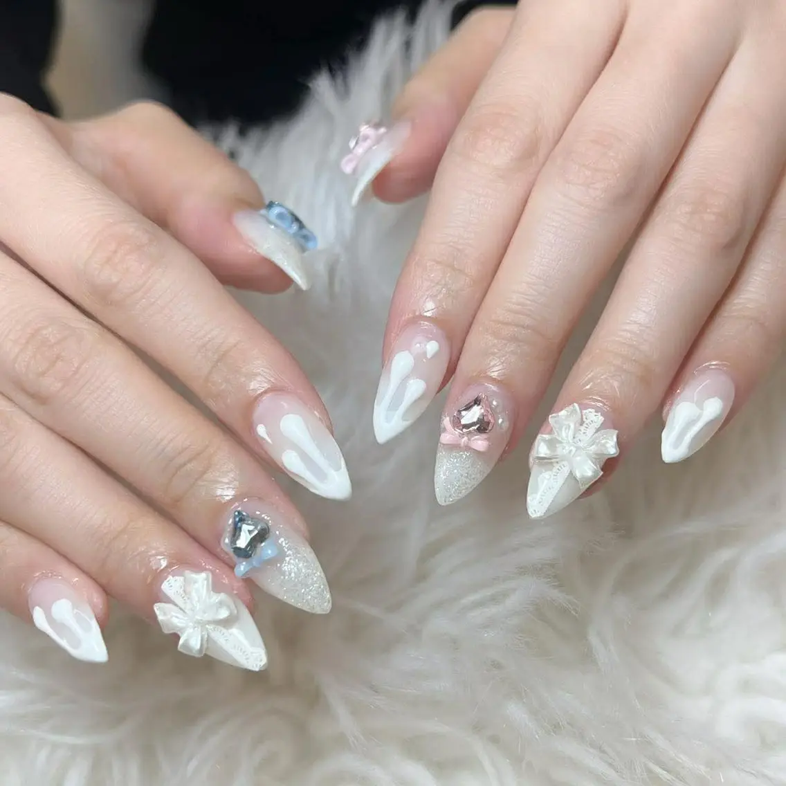ネイル ハンドネイル ANH ゴテゴテネイルのネイルデザイン