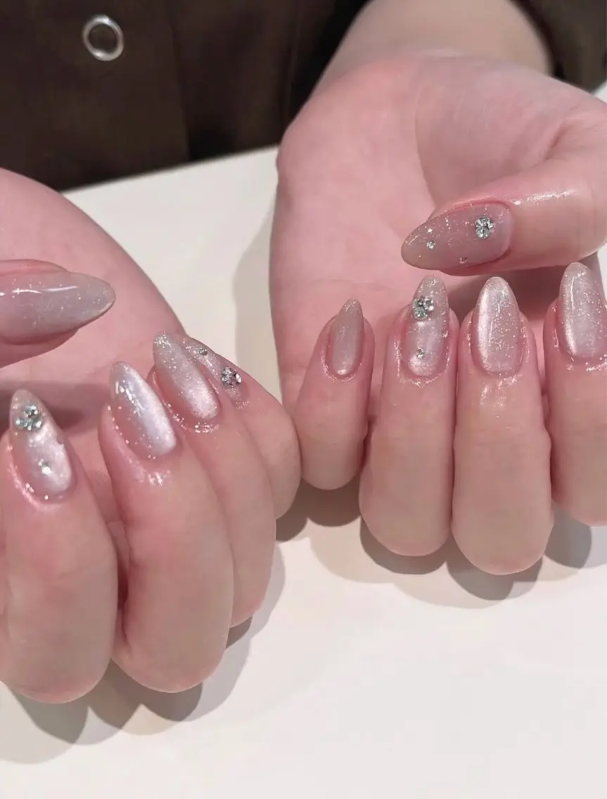 ネイル チークネイル フットネイル フレンチネイル グラデーション 韓国ネイル Ribbonnail salonのネイルデザイン