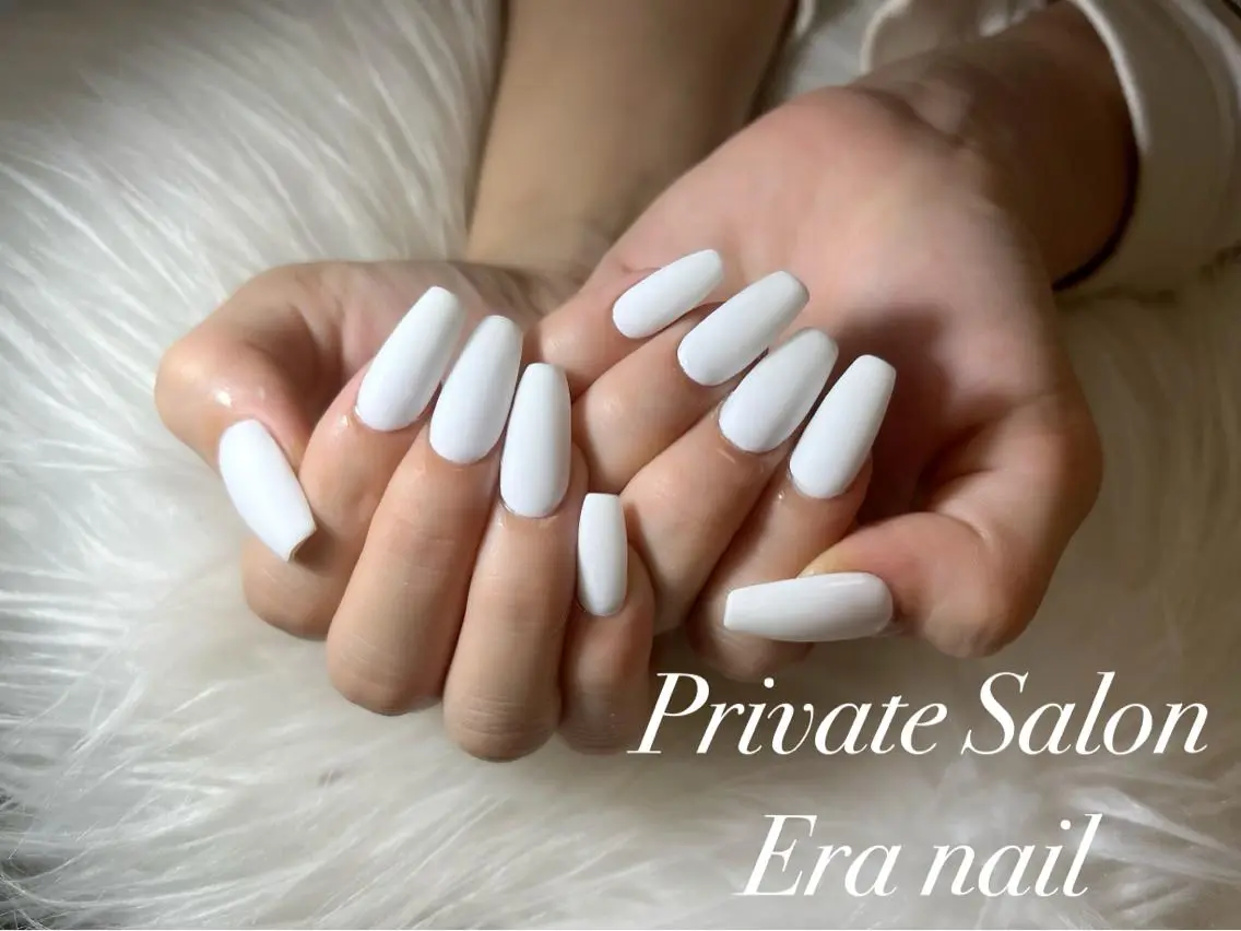 ネイル ワンカラーネイル スカルプネイル Era nailのネイルデザイン