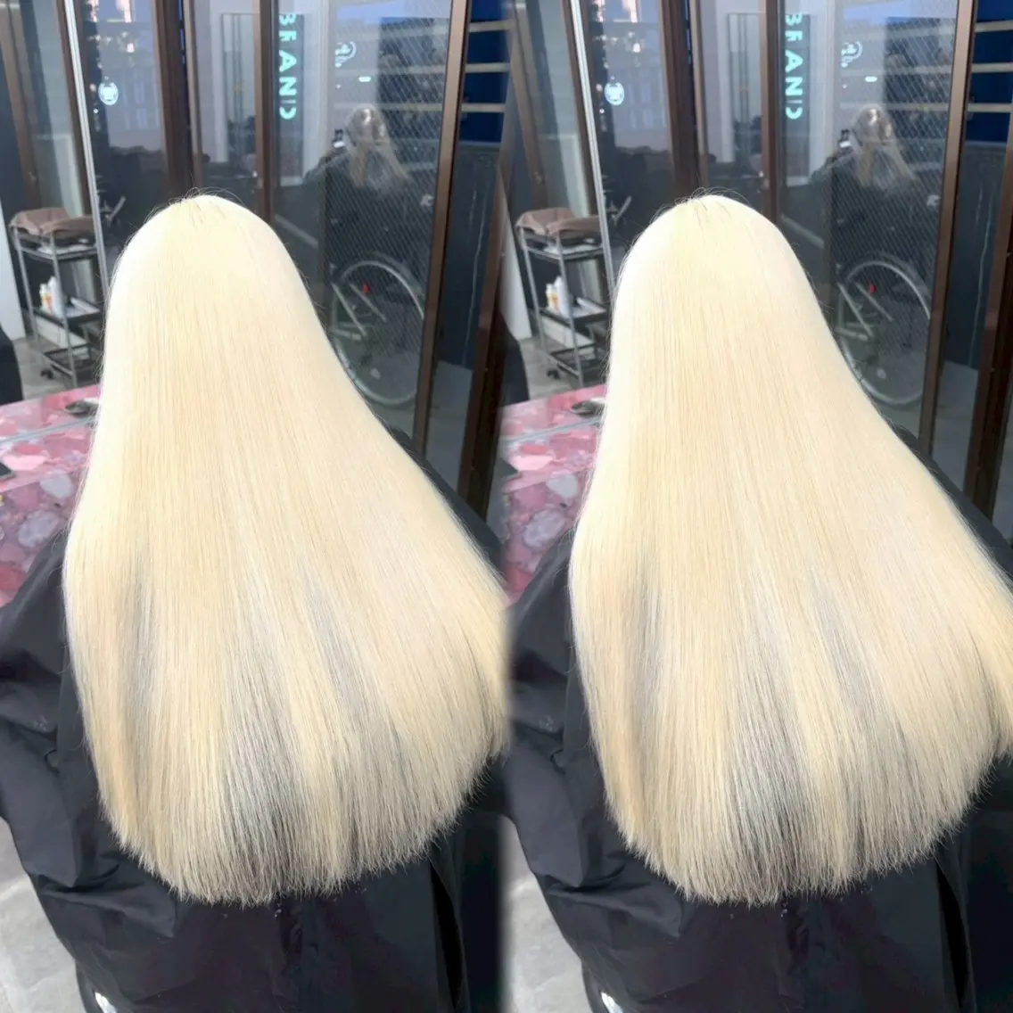 カラー ブロンド ホワイトブロンド ヘアカラー PELEmana🎀 ハイトーン🧚🪄のヘアスタイル