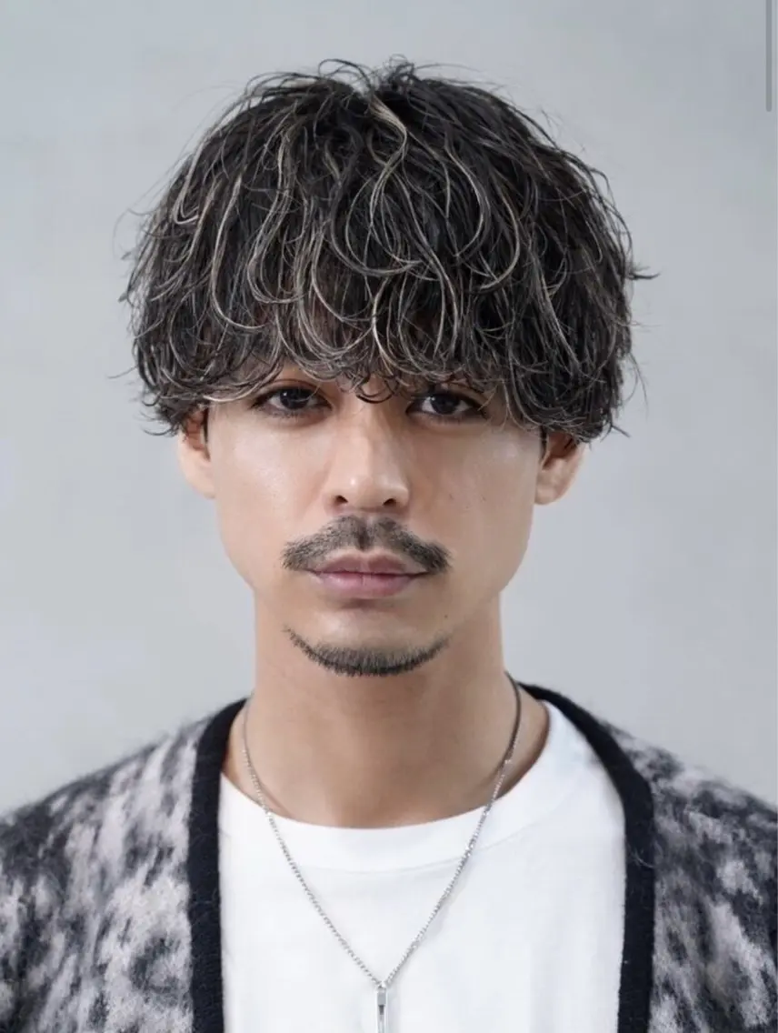 パーマ メンズ カット🔥パーマ特化 fifthりょう🔥のヘアスタイル