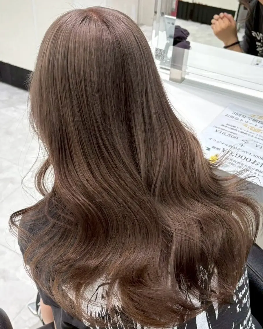 ロング ヘアカラー トリートメント 越智 海斗のヘアスタイル