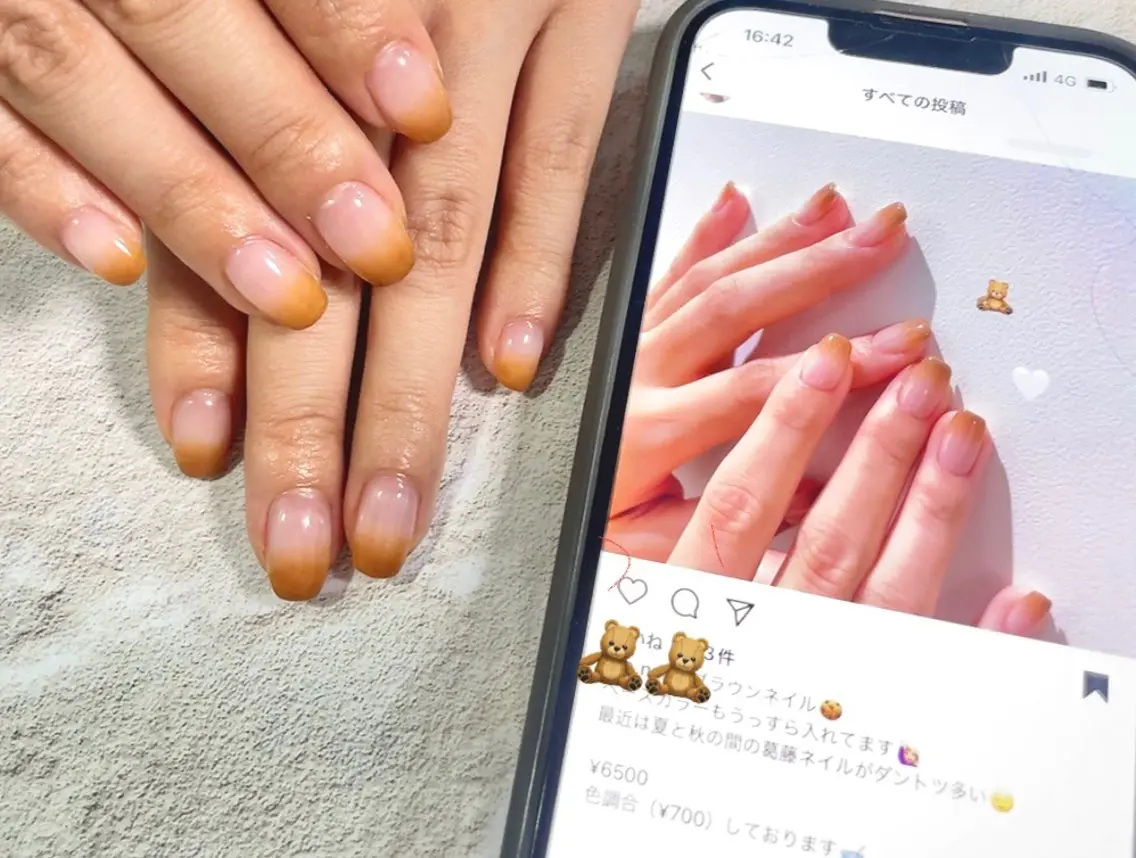 ネイル 持ち込み 🫧N5表参道 nao🐄のネイルデザイン