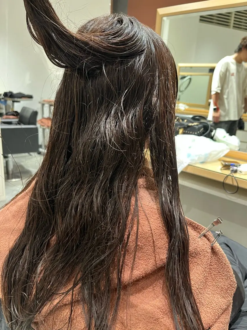 パーマ ストレートパーマ パーマ 縮毛矯正 縮毛矯正/カラー 募集中  蓮太朗のヘアスタイル