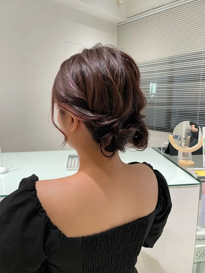 ヘアアレンジ ヘアセット loely 💞miyuのヘアスタイル