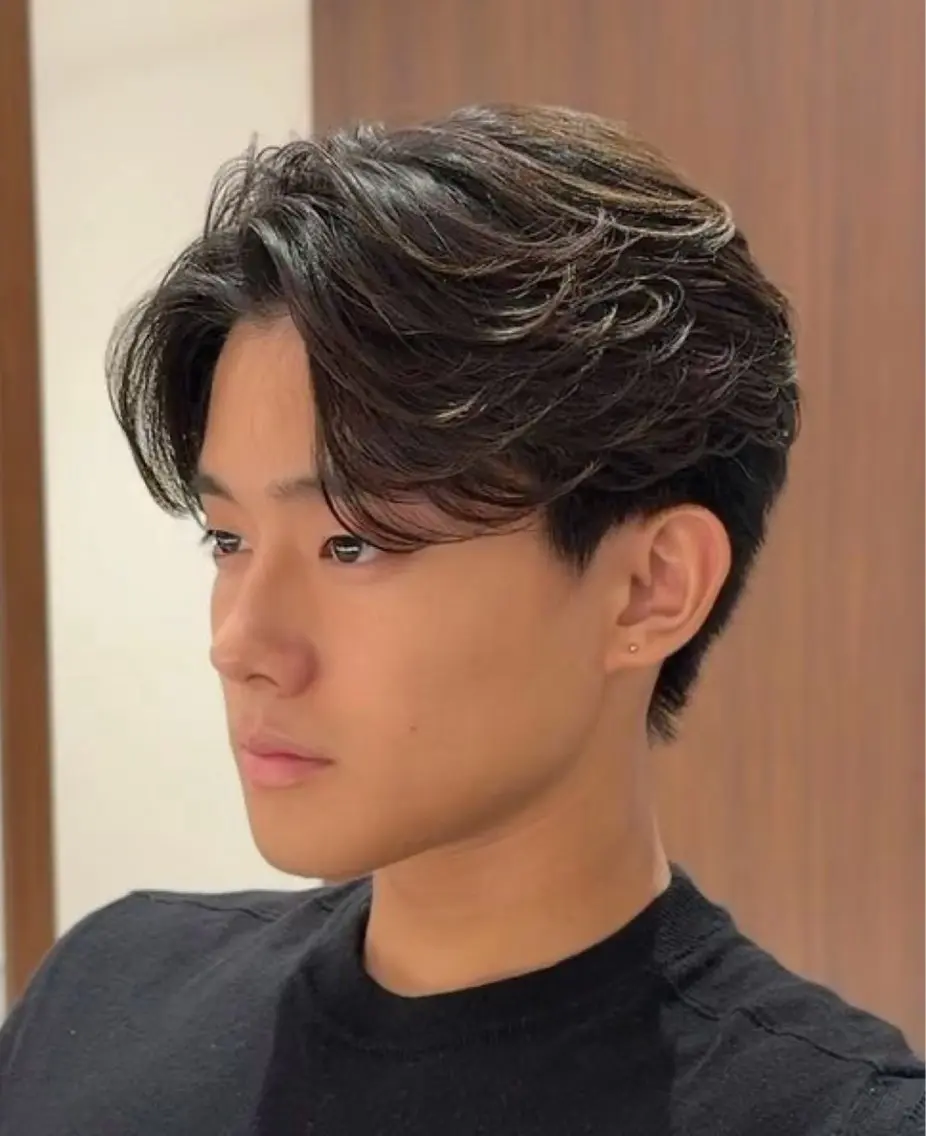 ショート カット パーマ 古村 勇貴のヘアスタイル