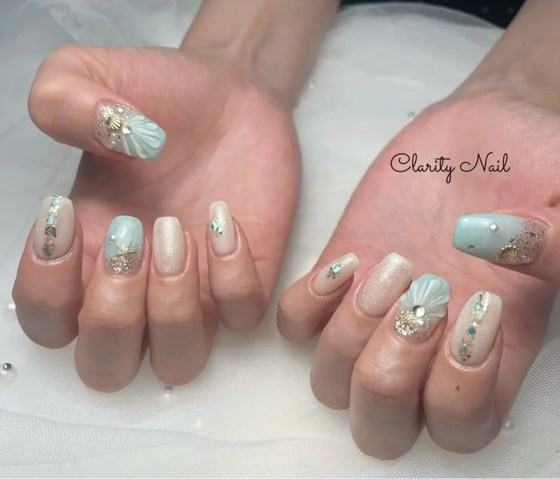 ネイル アートネイル 持ち込み ハンドネイル Clarity Nailのネイルデザイン