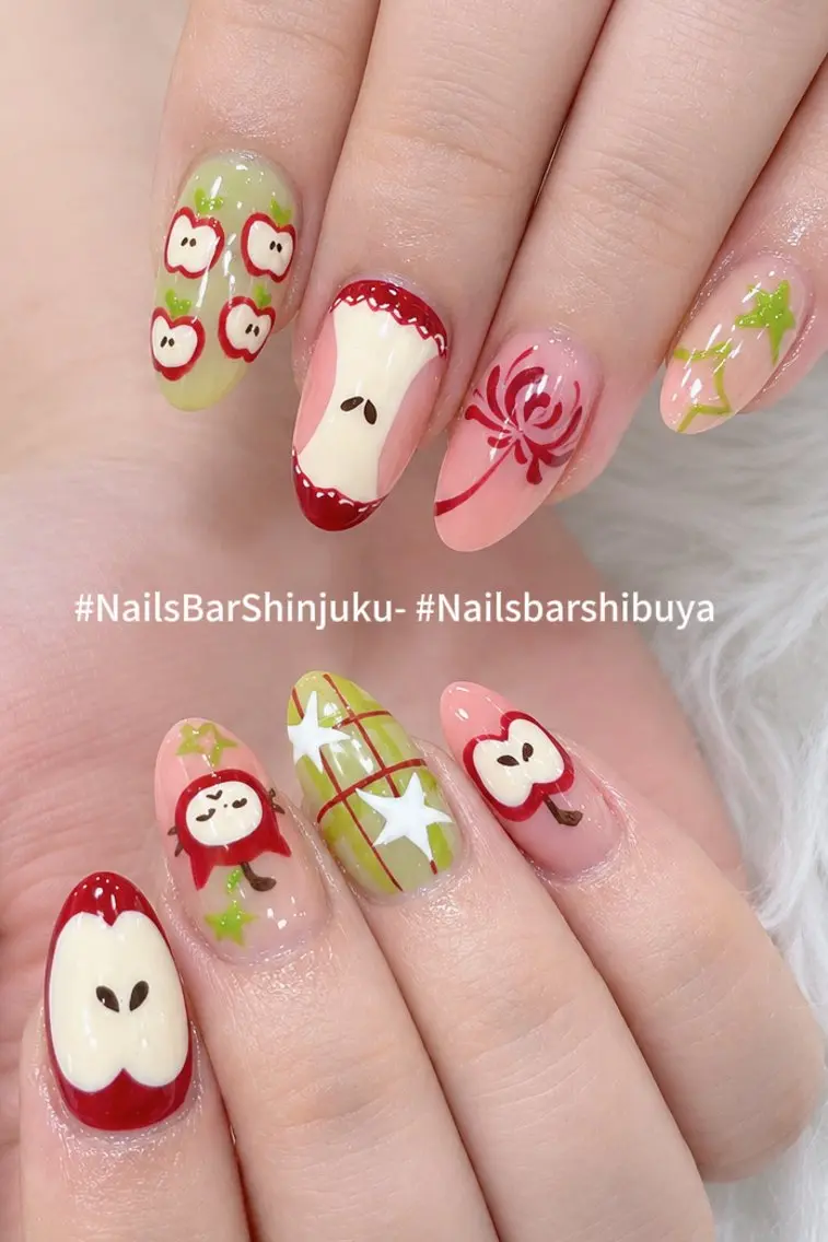 ネイル 長さ出し フレンチネイル ジェルネイル 韓国ネイル ロングネイル NAILS BAR SHINJUKUのネイルデザイン