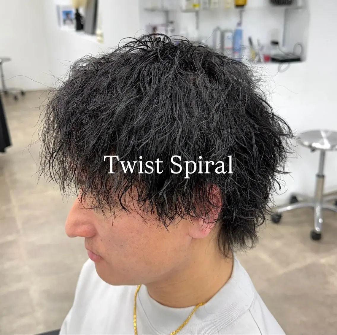 パーマ メンズ カット パーマ メンズ特化美容師 ◆ルナのヘアスタイル