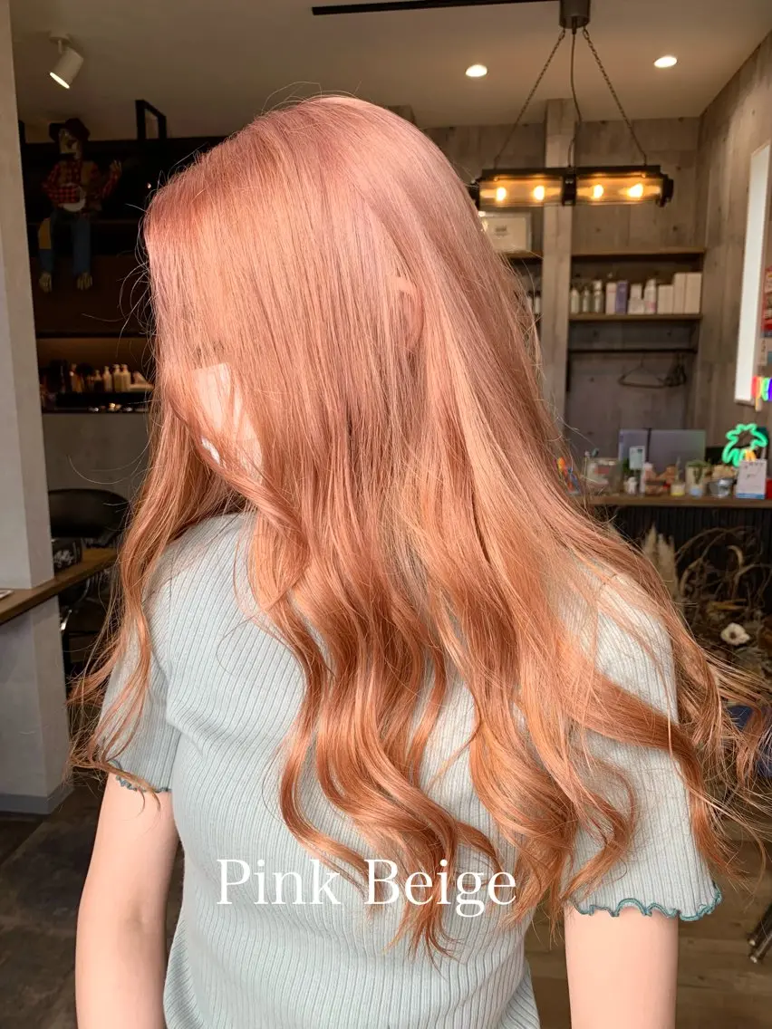 ロング ヘアカラー トリートメント yoshihara yuukiのヘアスタイル
