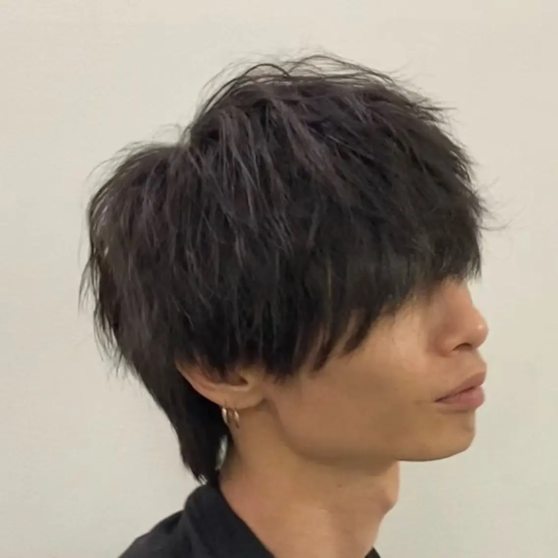 メンズ マッシュウルフ マッシュ メンズウルフカット ウルフカット メンズ レイヤー ウルフ 弓木啓輔のヘアスタイル