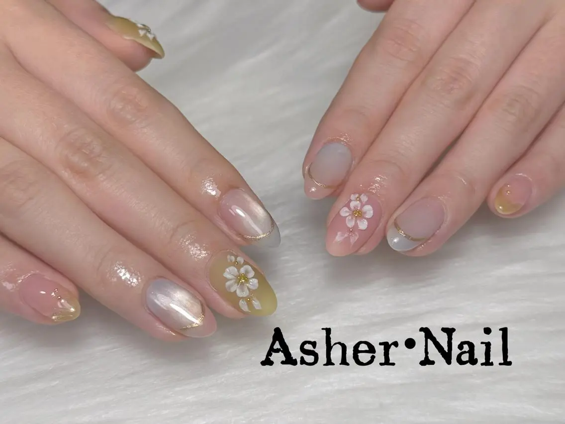 ネイル ハンドネイル ハンドケア Asher _Nailのネイルデザイン