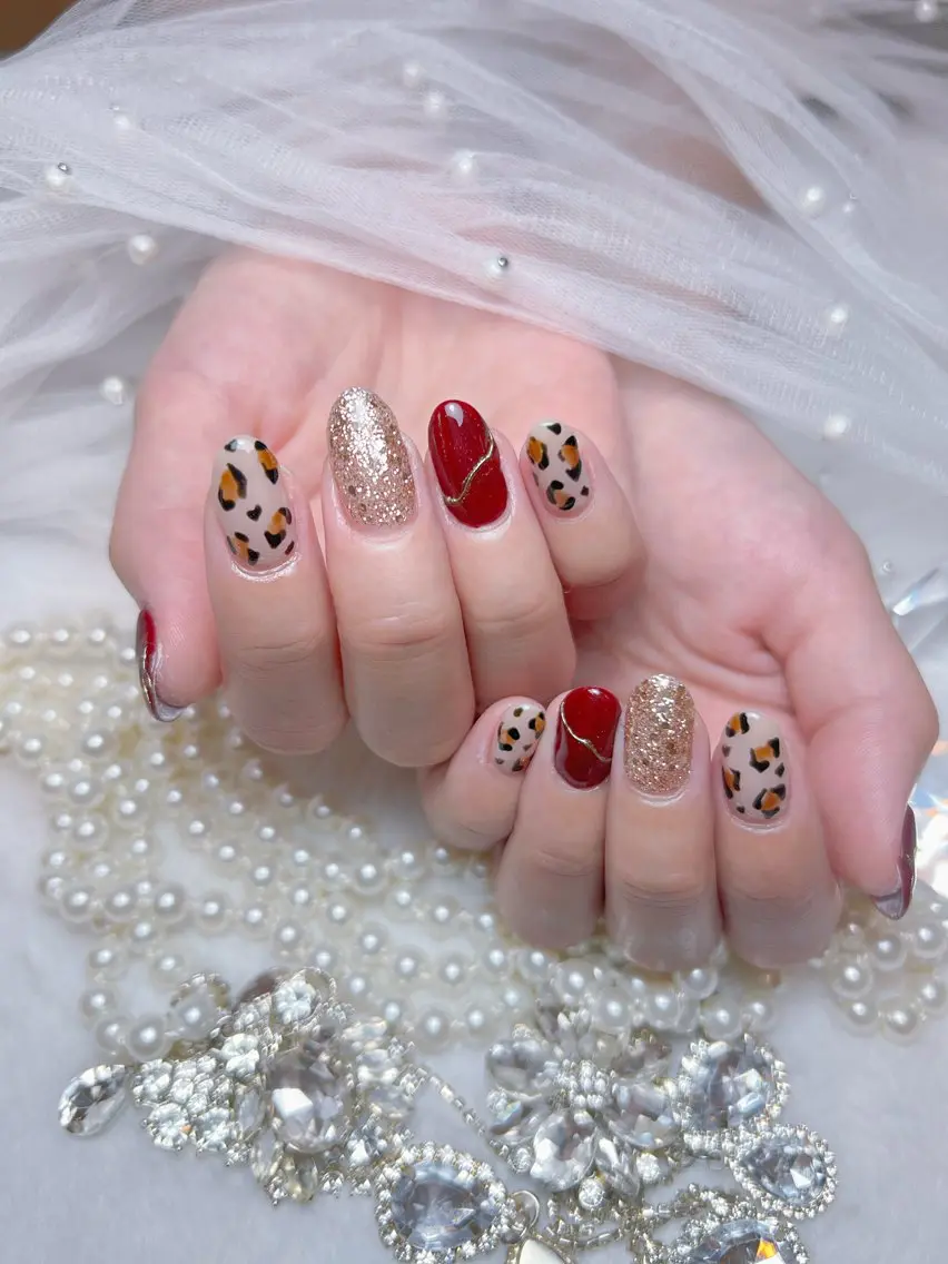 ネイル アートネイル オーロラネイル チークネイル 長さ出し フットネイル Miya _nailのネイルデザイン