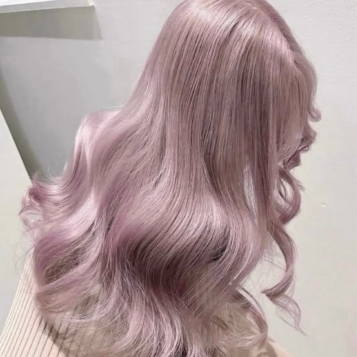 ロング カラー ブリーチ ラベンダーカラー 心斎橋/透明感カラー / ミサキのヘアスタイル