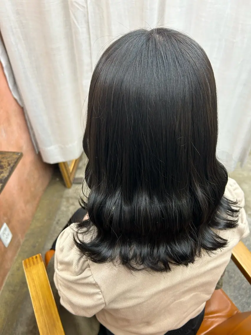 ミディアム ヘアカラー Retsu /UniQのヘアスタイル
