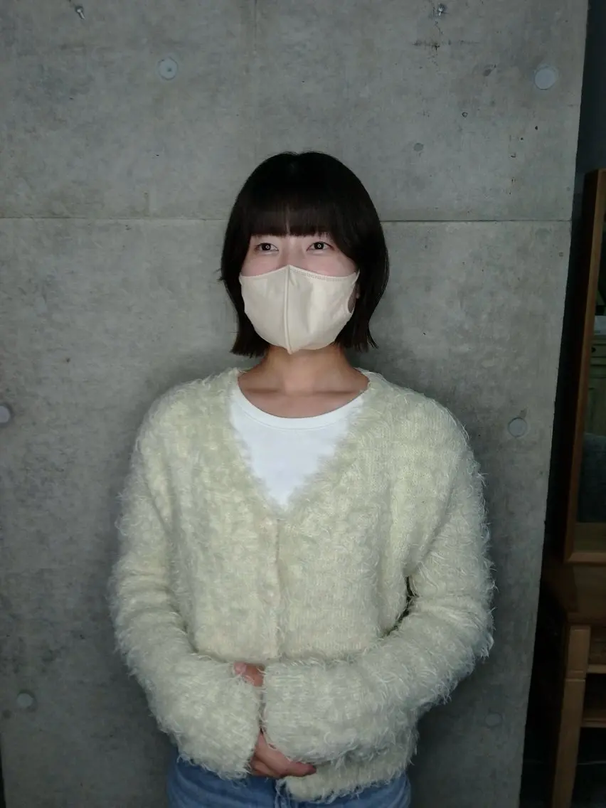ミディアム 外ハネヘア SATO KUREA ✨のヘアスタイル