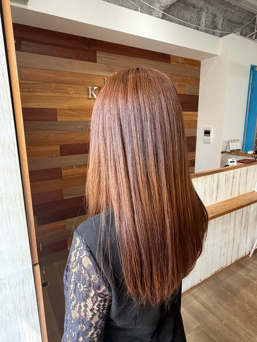 トリートメント ヘッドスパ RENA｜透明感 カラー×癒しスパのヘアスタイル