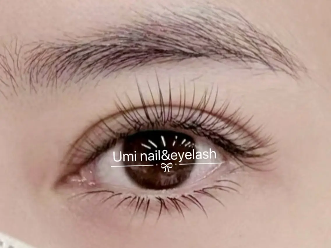 マツエク・マツパ 韓国風マツエク まつげパーマ ワンホンマツエク マツパ Umi nail& eyelash ゆみのマツエク・マツパデザイン