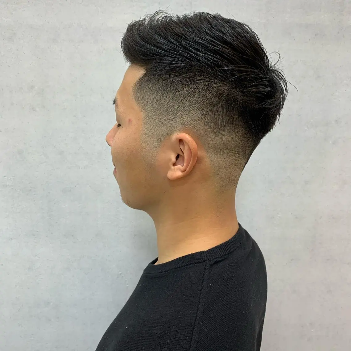 ショート メンズ フェードカット スキンフェード カット メンズサロン ANSWERのヘアスタイル
